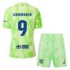 Conjunto (Camiseta+Pantalón Corto) FC Barcelona Lewandowski 9 Tercera Equipación 2024-25 - Niño